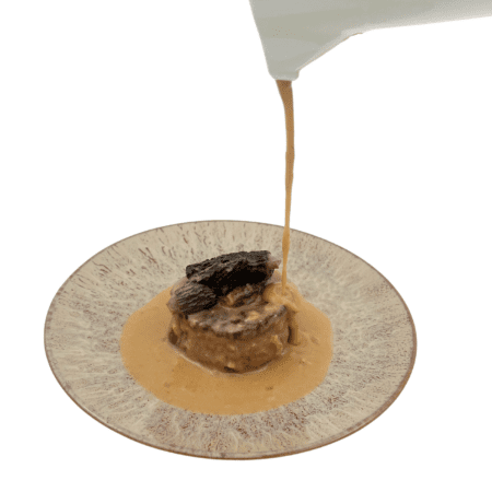 Bœuf Wellington, jus corsé