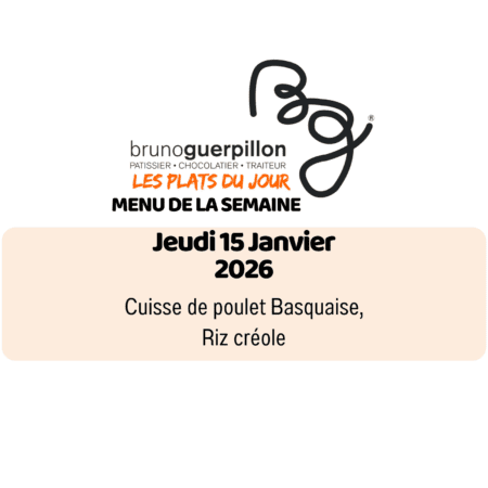 plat du jour - jeudi