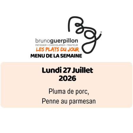 Plat du jour - lundi