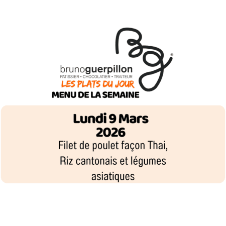 Plat du jour - lundi