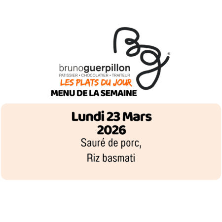 Plat du jour - lundi