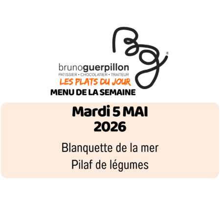 plat du jour - mardi
