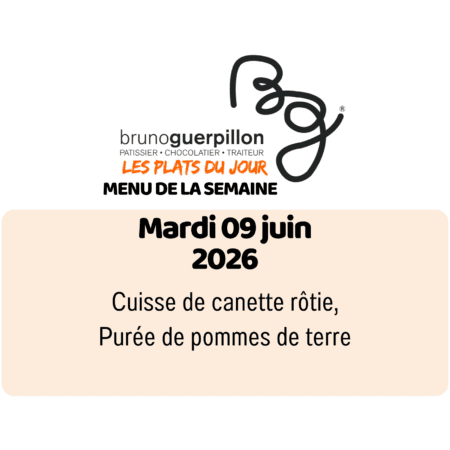plat du jour - mardi