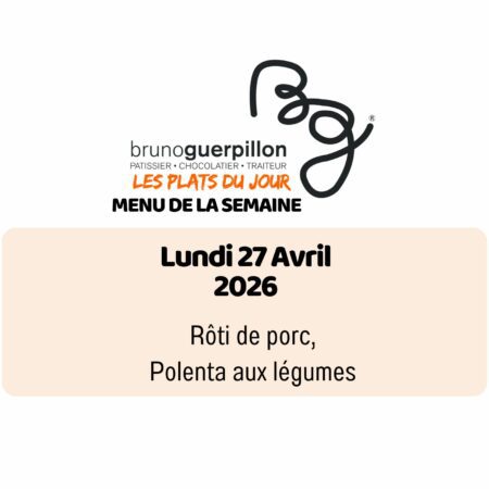 Plat du jour - lundi