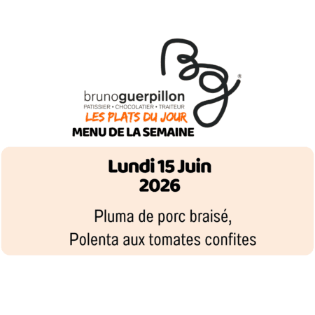 Plat du jour - lundi