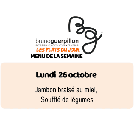 Plat du jour - lundi