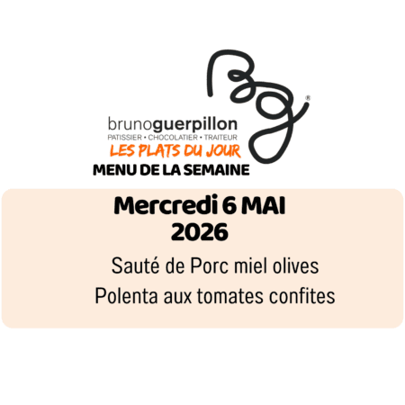plat du jour - mercredi