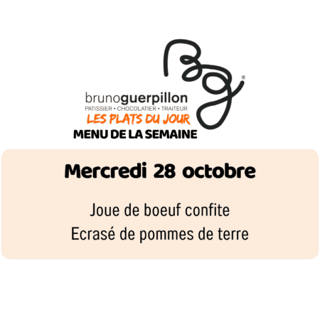 plat du jour - mercredi