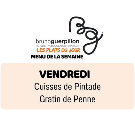 plat du jour - vendredi