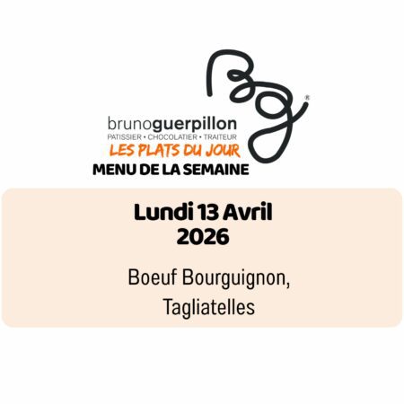 Plat du jour - lundi