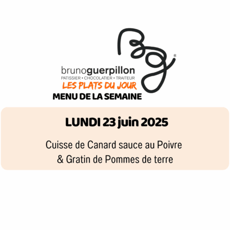 Plat du jour - lundi