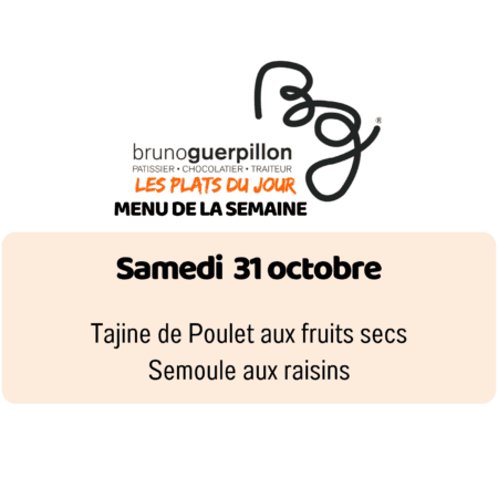 plat du jour - samedi