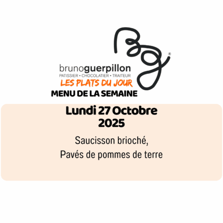 Plat du jour - lundi