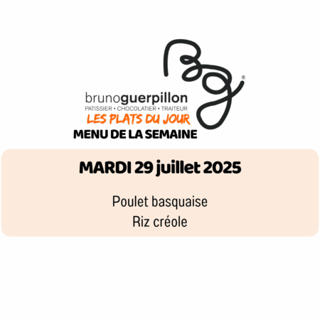 plat du jour - mardi