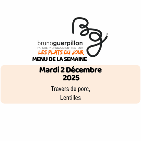 plat du jour - mardi