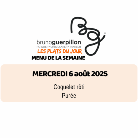 plat du jour - mercredi