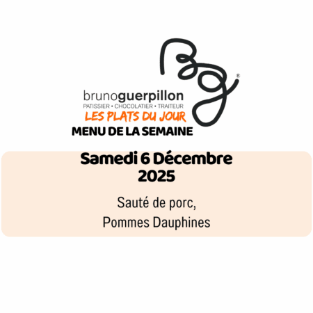 plat du jour - samedi