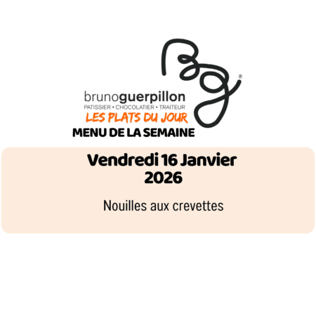 plat du jour - vendredi