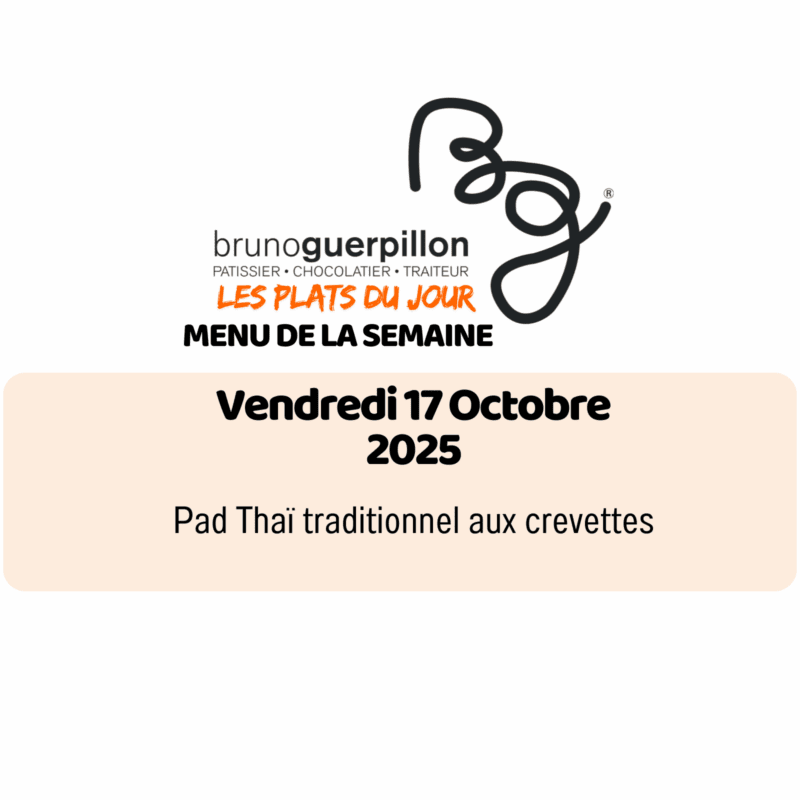 plat du jour - vendredi