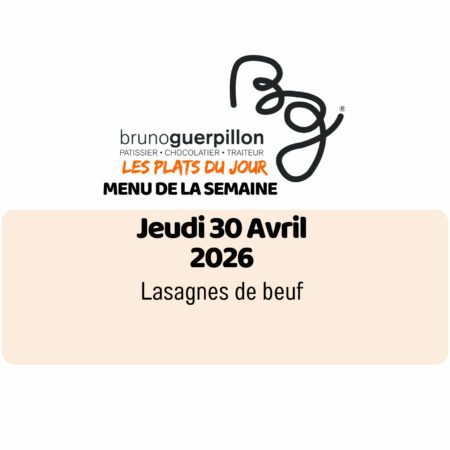 plat du jour - jeudi