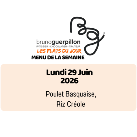 Plat du jour - lundi