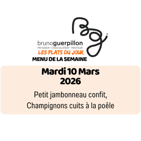 plat du jour - mardi