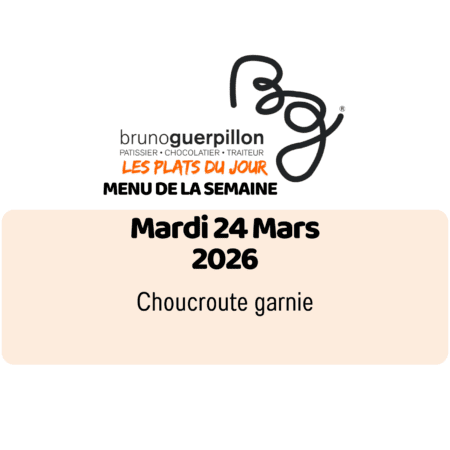 plat du jour - mardi