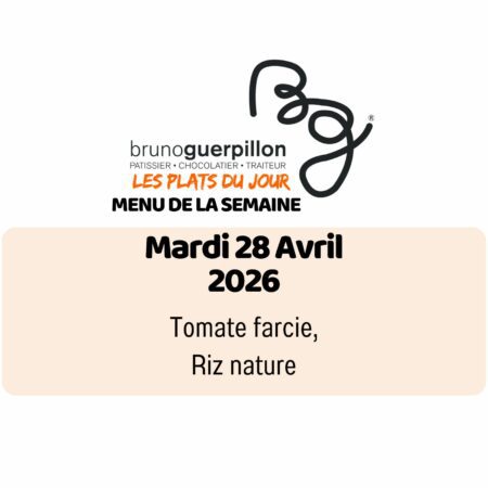 plat du jour - mardi