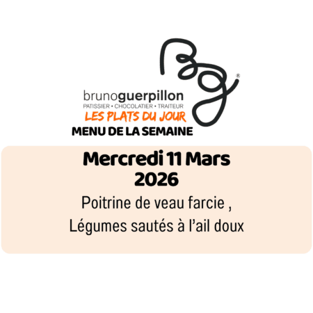 plat du jour - mercredi