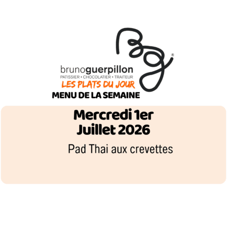 plat du jour - mercredi