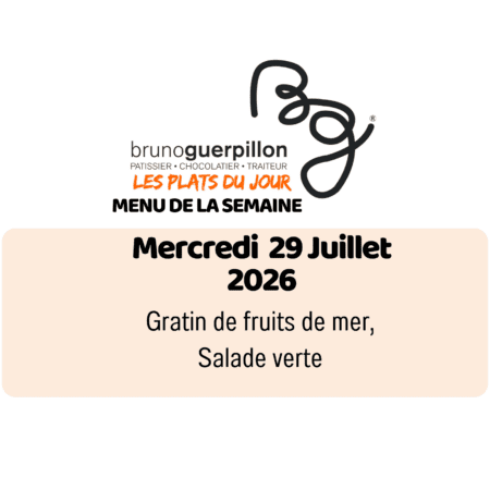 plat du jour - mercredi