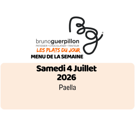 plat du jour - samedi