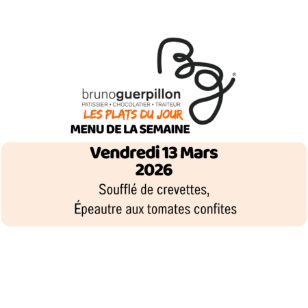 plat du jour - vendredi