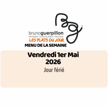 plat du jour - vendredi