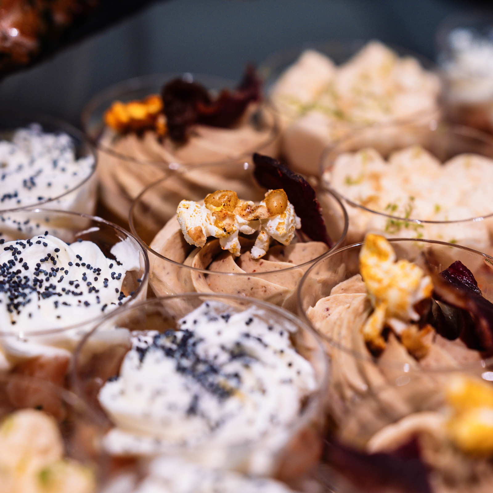 Assortiment de 6 verrines (2 de chaque)