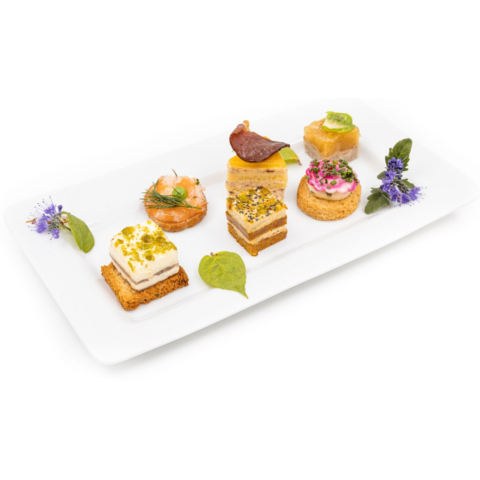 Assortiment de 10 pièces cocktails froides