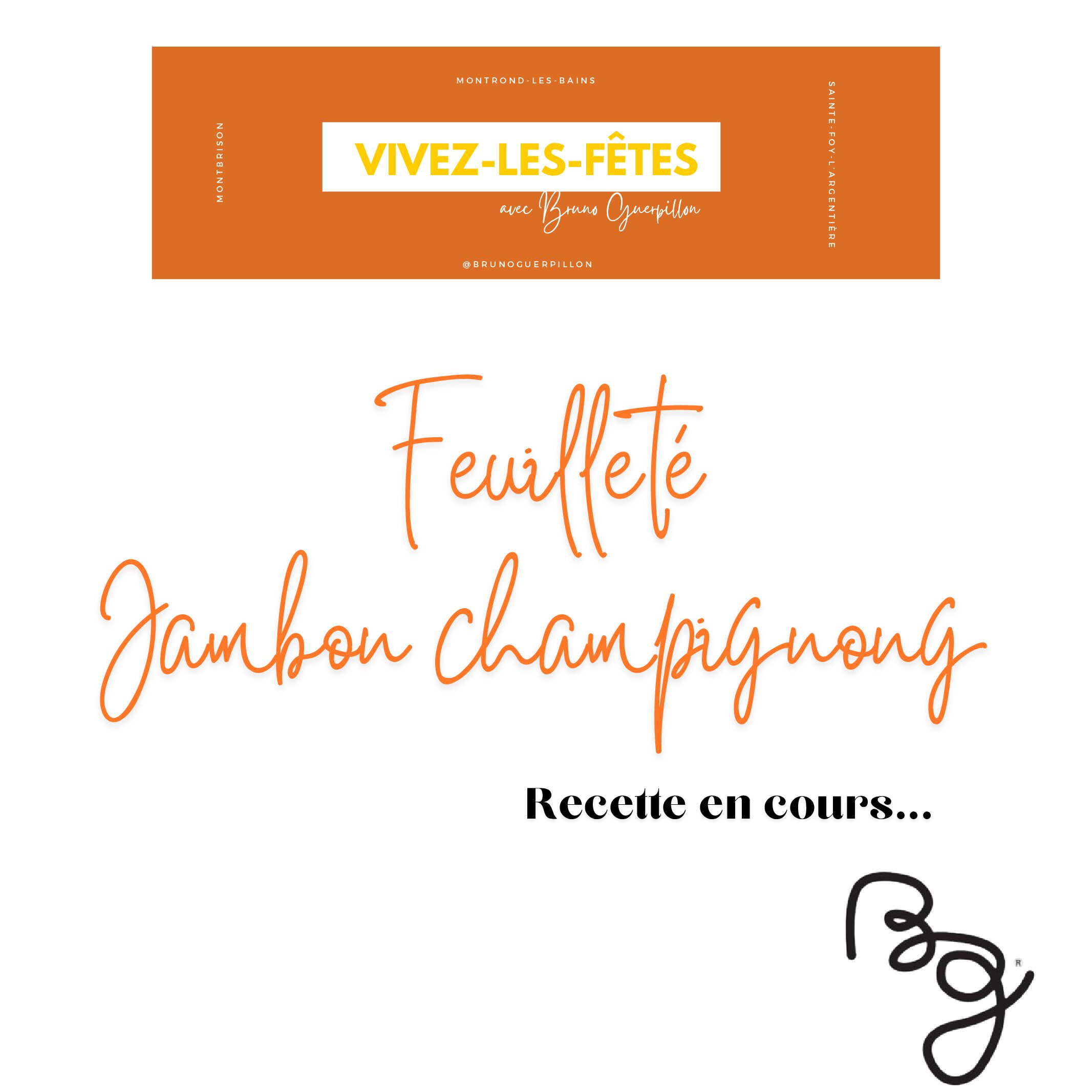 Feuilleté Jambon Champignon