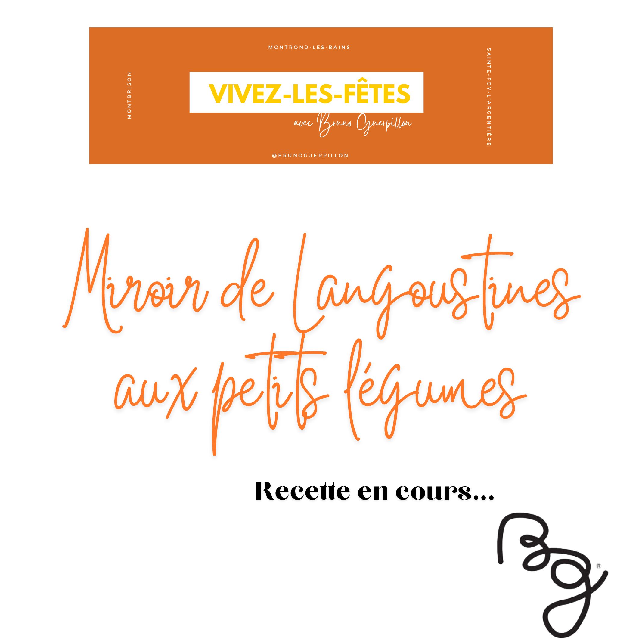 Miroir de Langoustines aux petits légumes