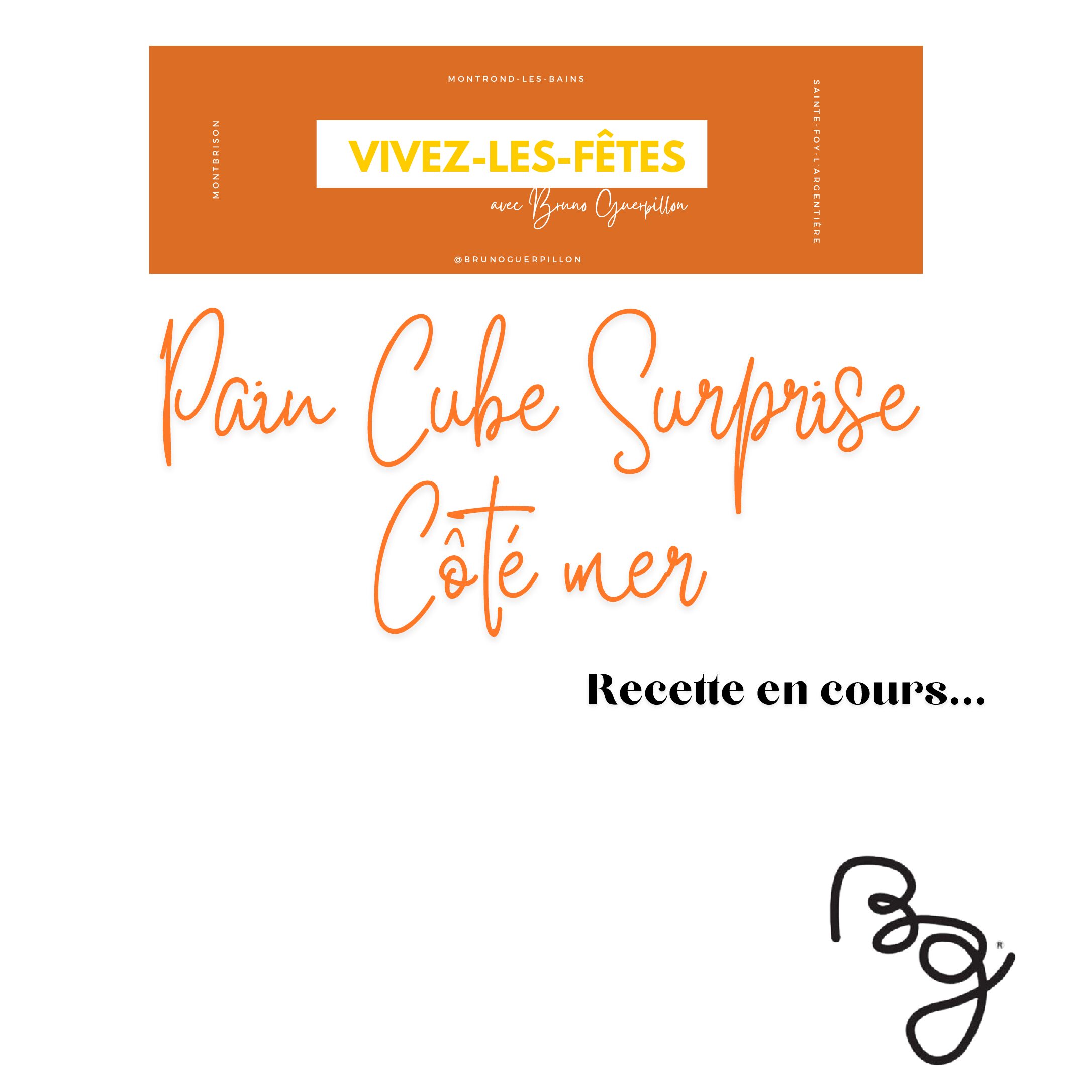 Pain Cube Surprise Côté Mer - 36 Bouchées