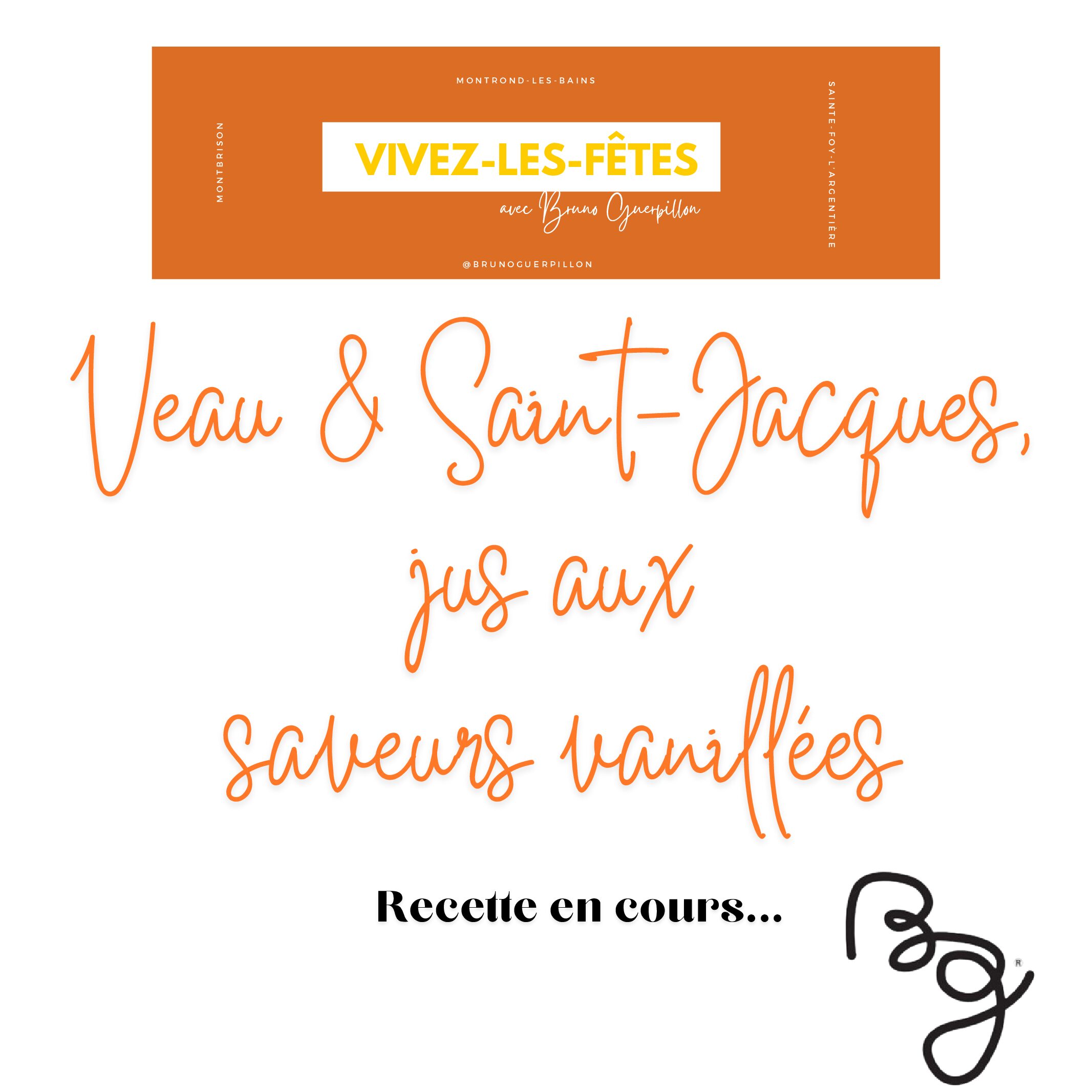 Veau & St-Jacques, jus aux saveurs vanillées