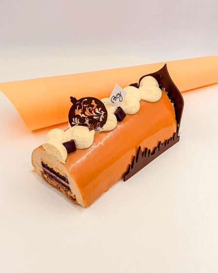 Bûche Marrons Myrtilles