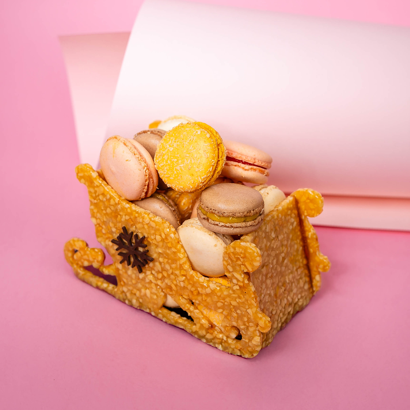 Traîneau de Petits Fours Glacés