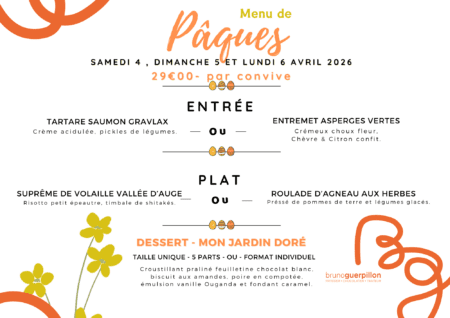 Menu de pâques